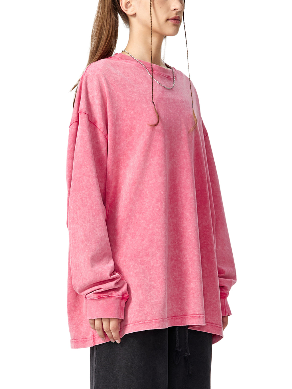 Snow Washed Frayed Edge T-Shirt – additional product view 9