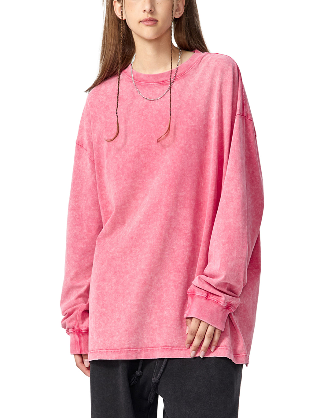Snow Washed Frayed Edge T-Shirt – additional product view 10
