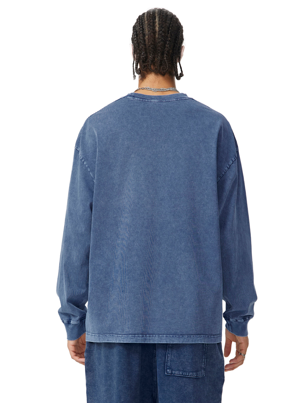 Snow Washed Frayed Edge T-Shirt – additional product view 3