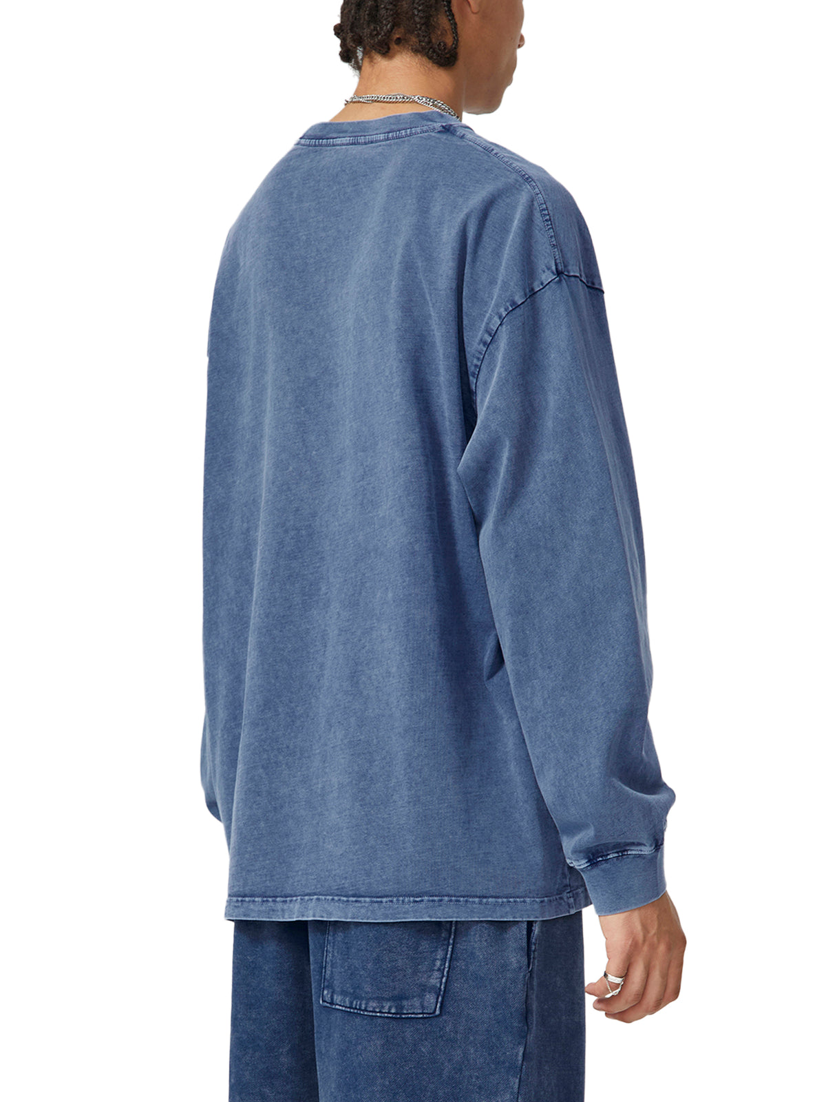 Snow Washed Frayed Edge T-Shirt – additional product view 5