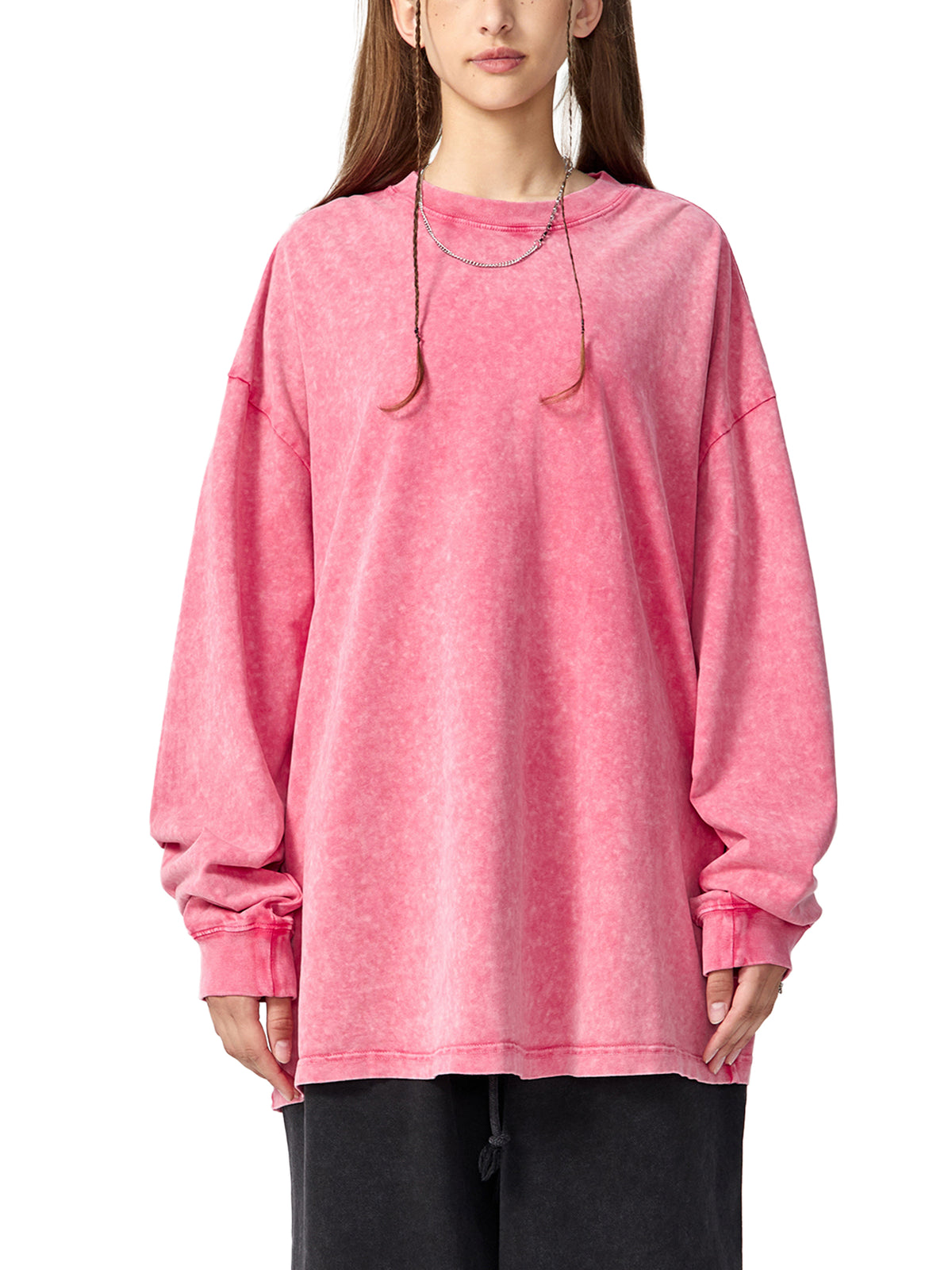Snow Washed Frayed Edge T-Shirt – additional product view 6