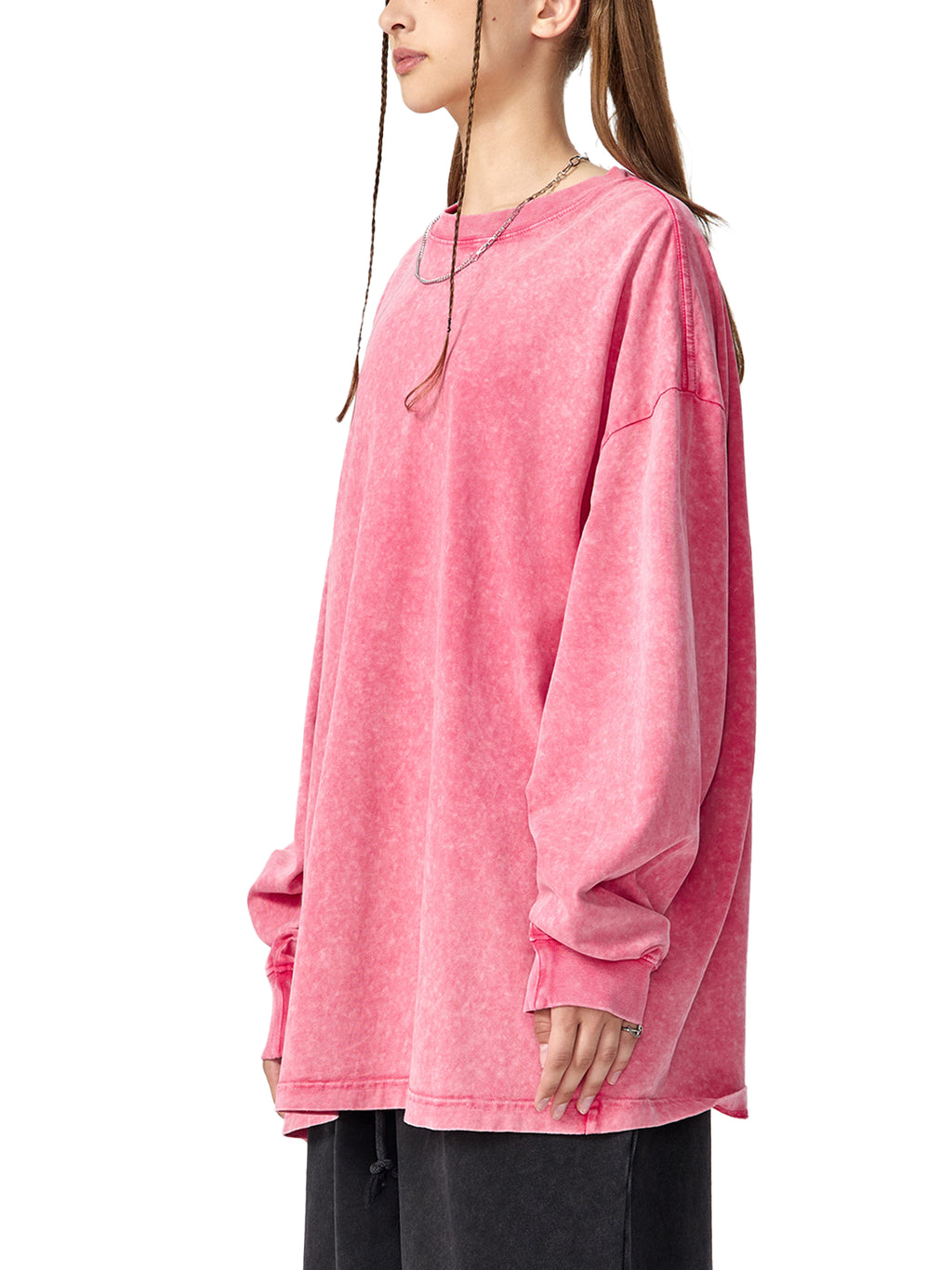Snow Washed Frayed Edge T-Shirt – additional product view 7