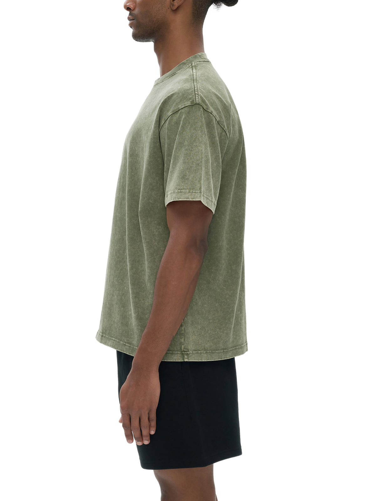 Snow Washed Heavyweight Oversize T-Shirt – additional product view 2