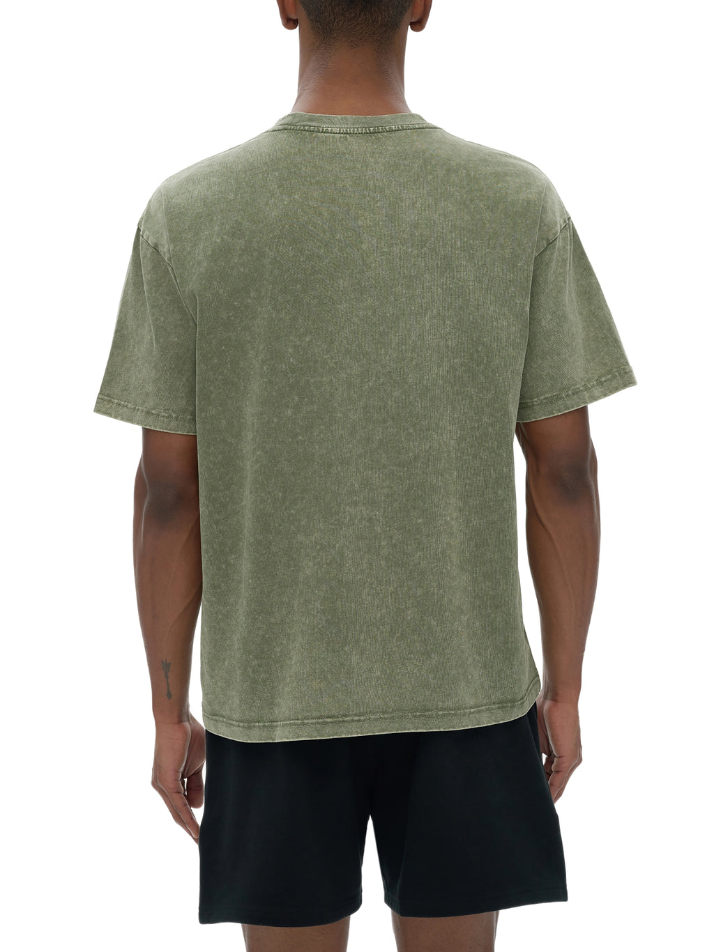 Snow Washed Heavyweight Oversize T-Shirt – additional product view 3