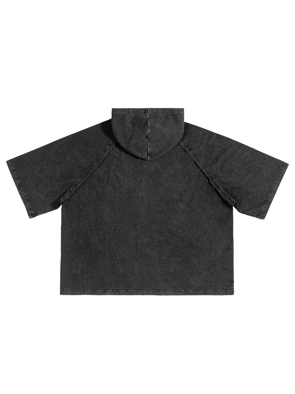 Snow Washed Hooded Boxy T-Shirt – additional product view 6