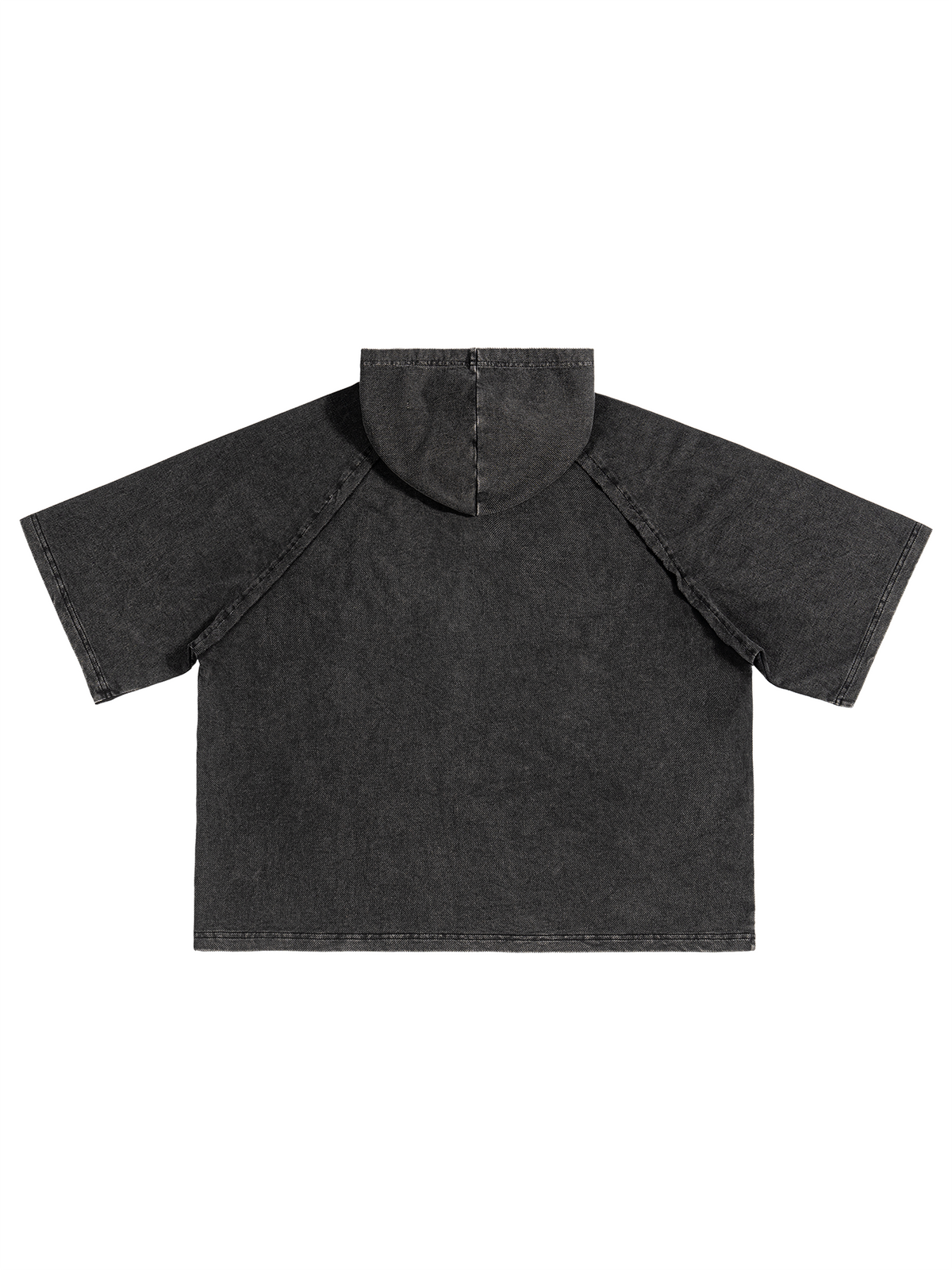 Snow Washed Hooded Boxy T-Shirt – additional product view 6