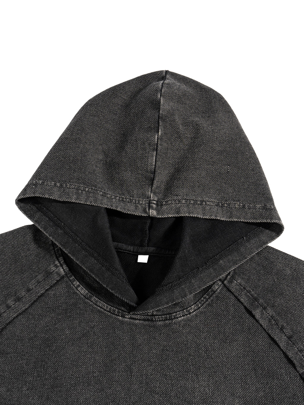 Snow Washed Hooded Boxy T-Shirt – additional product view 7