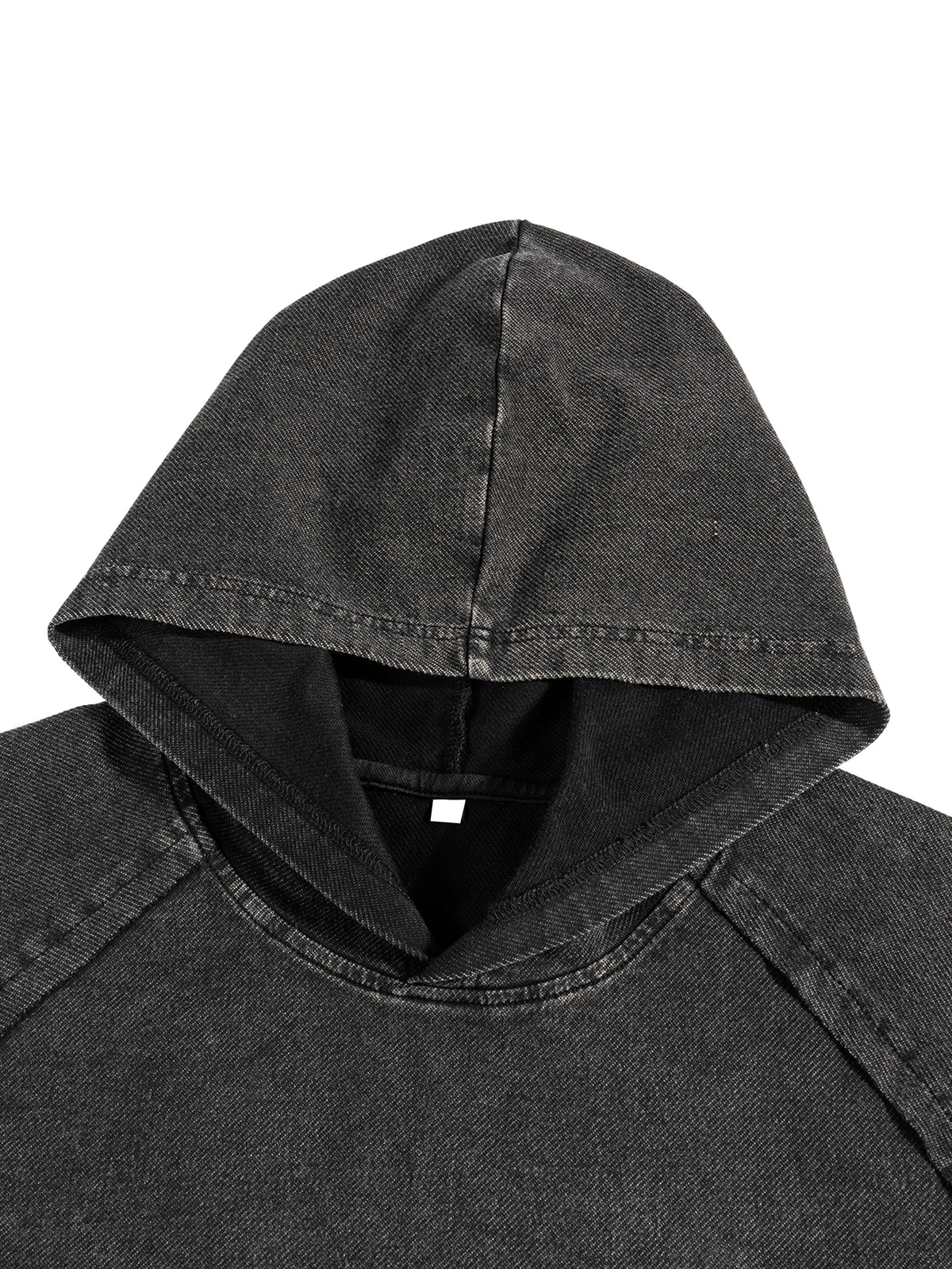 Snow Washed Hooded Boxy T-Shirt – additional product view 7