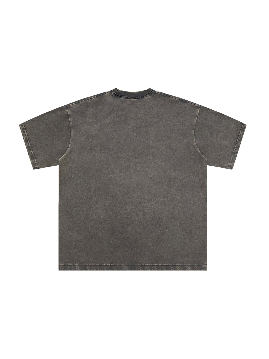 Snow Washed Raw-Edge Neckline T-Shirt – additional product view 10