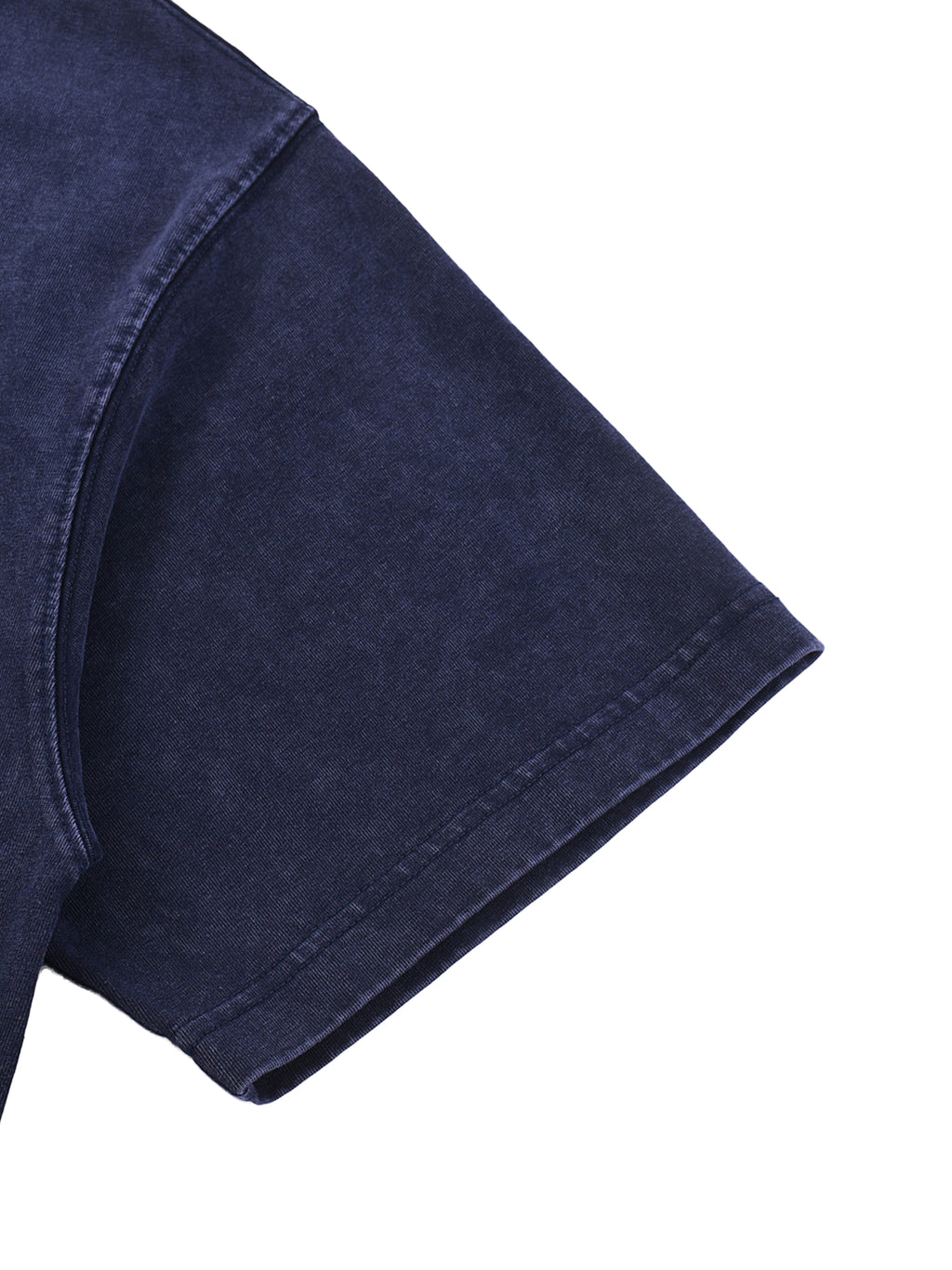 Snow Washed V-Neck Cotton T-Shirt – additional product view 8