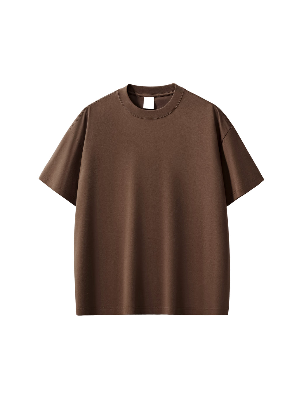 Sorona Quick-Dry Cooling T-Shirt – Deep Colour Range – Brown front view