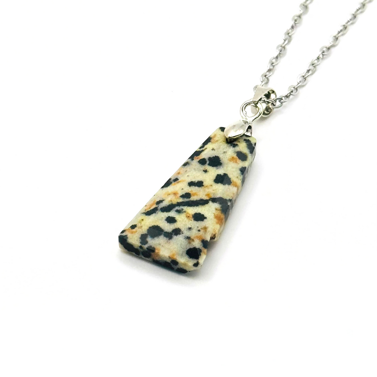 Trapezium Faceted Natural Gemstone Necklace