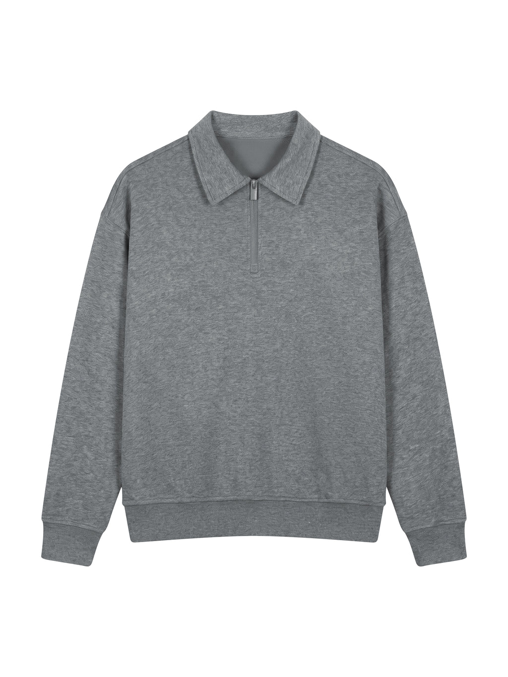 Unisex Boxy Quarter-Zip Sweatshirt