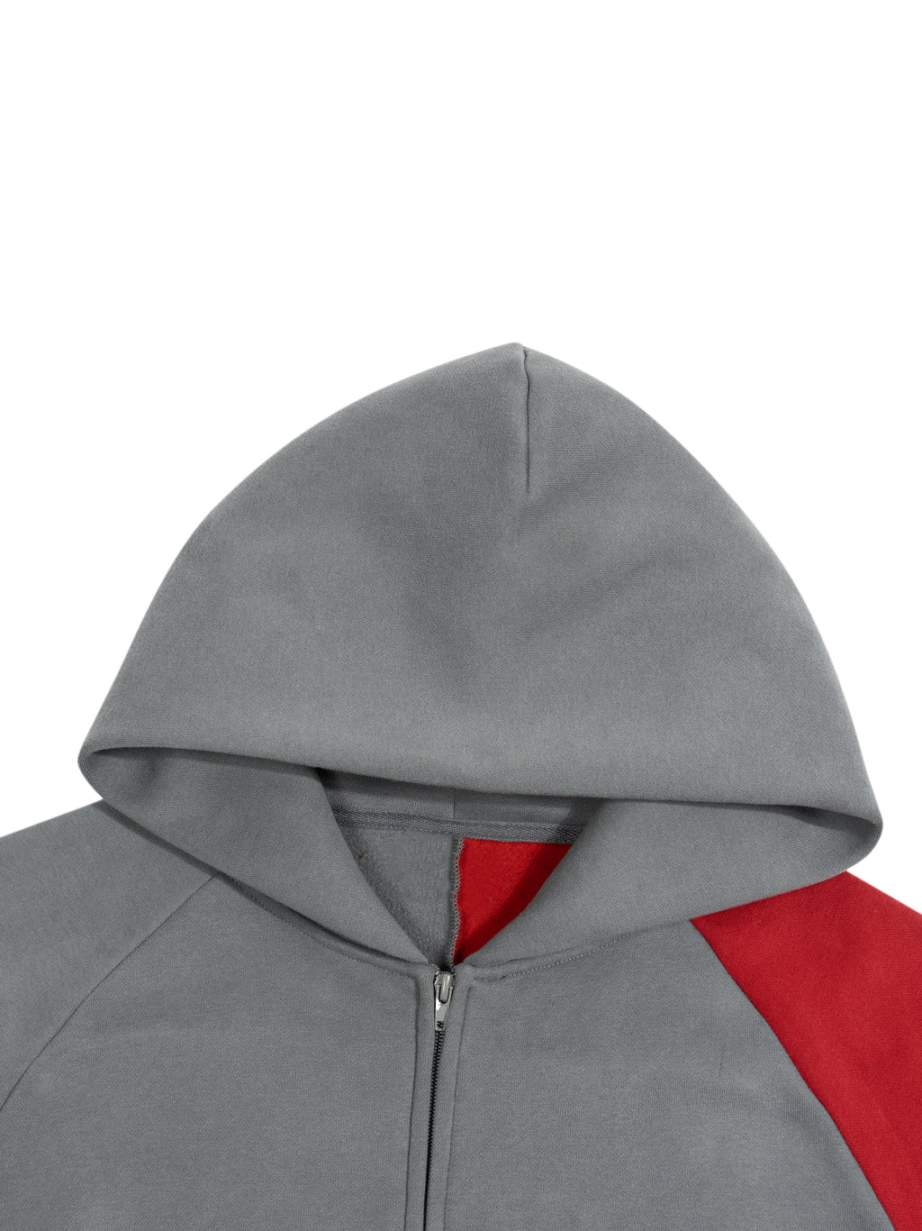 Unisex Color-Block Fleece Hoodie