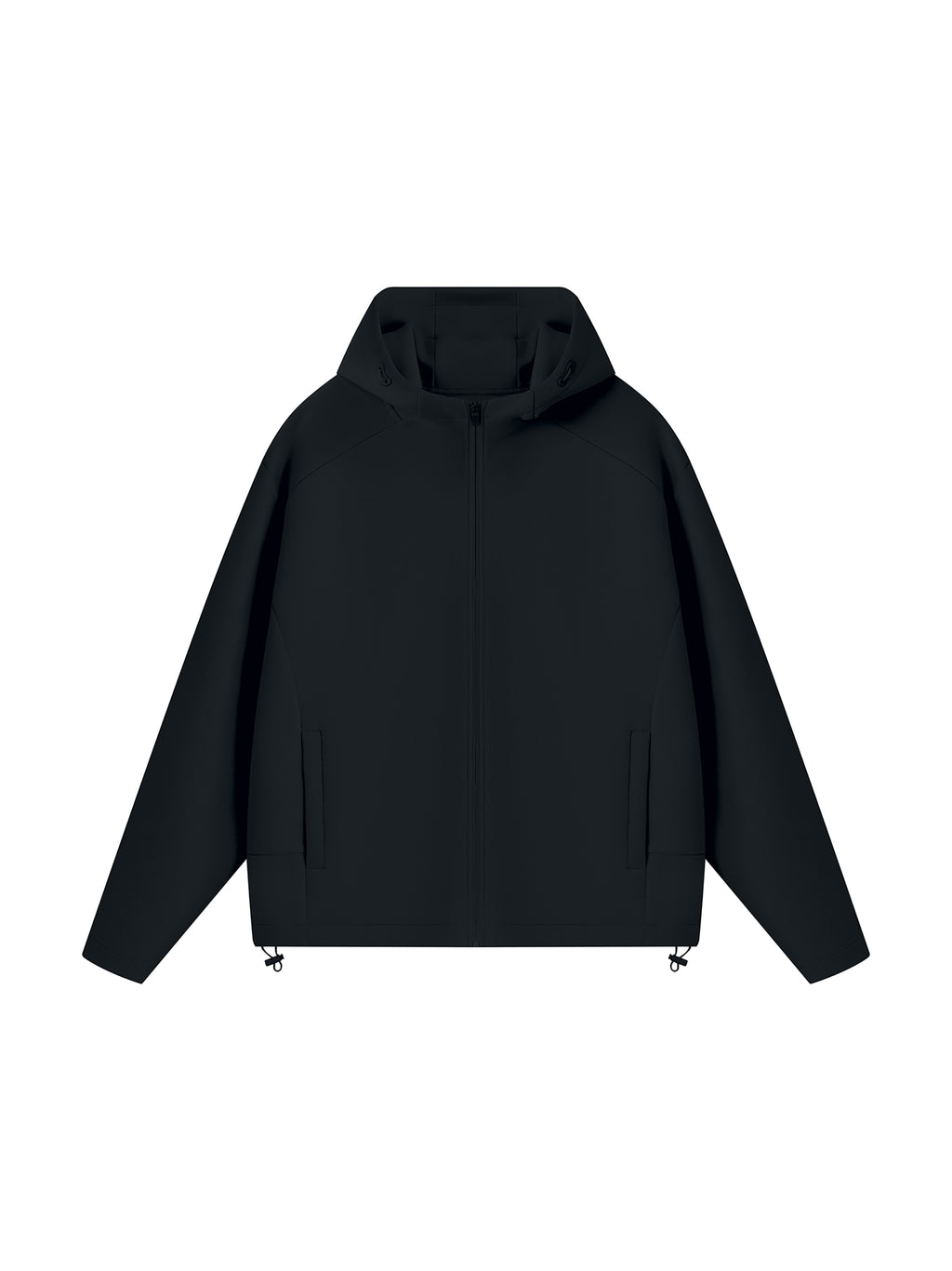Unisex Paneled Full Zip Hoodie