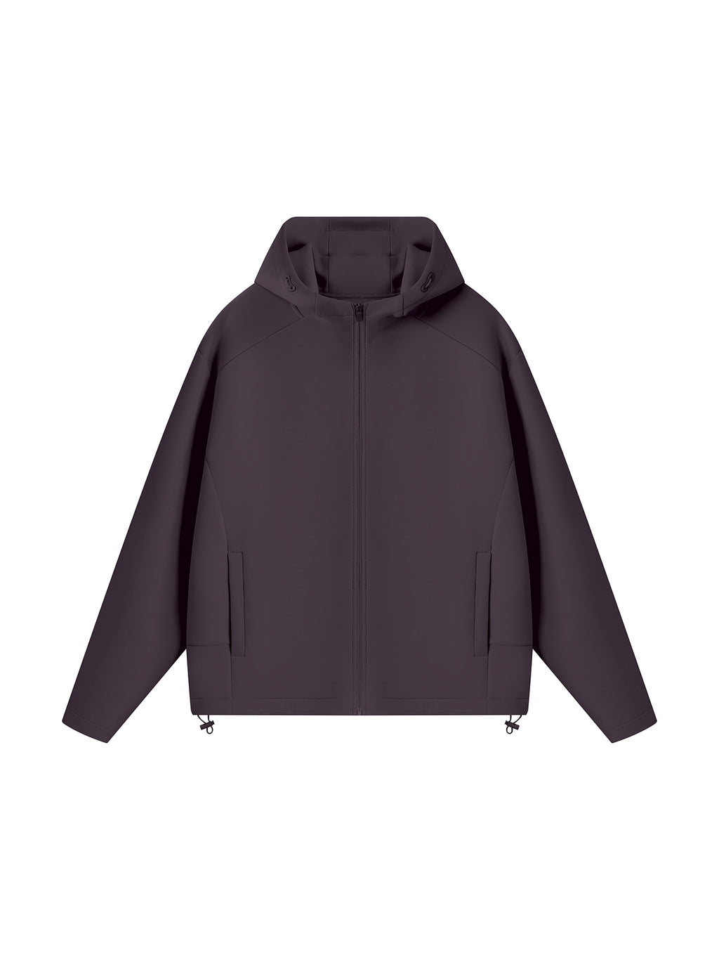 Unisex Paneled Full Zip Hoodie