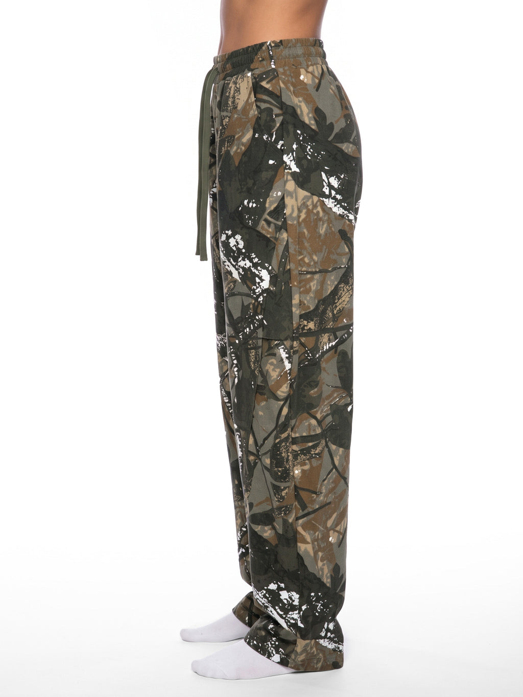 Unisex Tree Camo Barrel Leg Pants