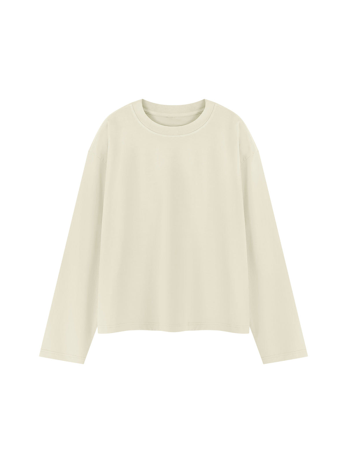 Unisex Vintage Wash Long Sleeve Boxy T-Shirt