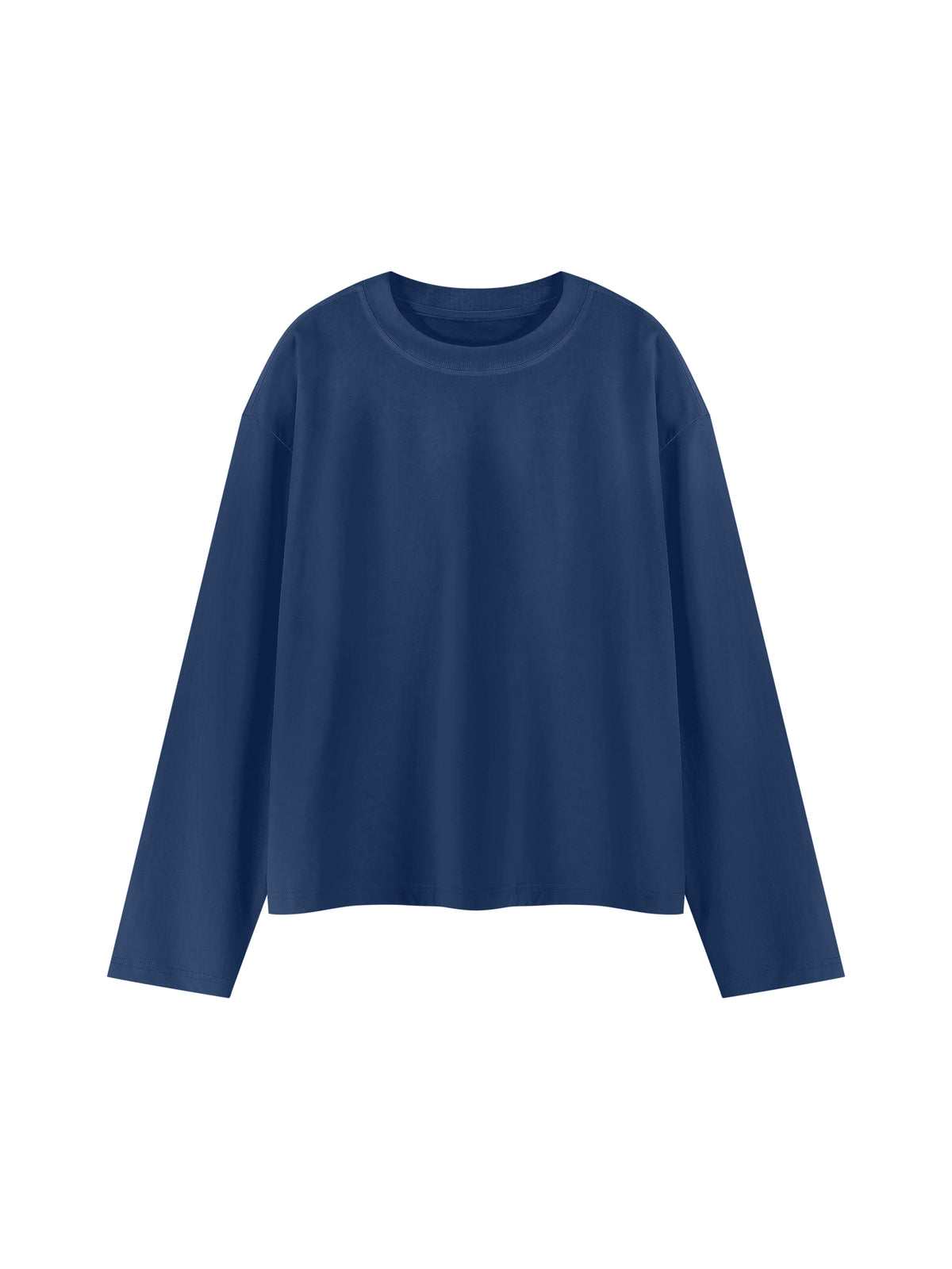 Unisex Vintage Wash Long Sleeve Boxy T-Shirt