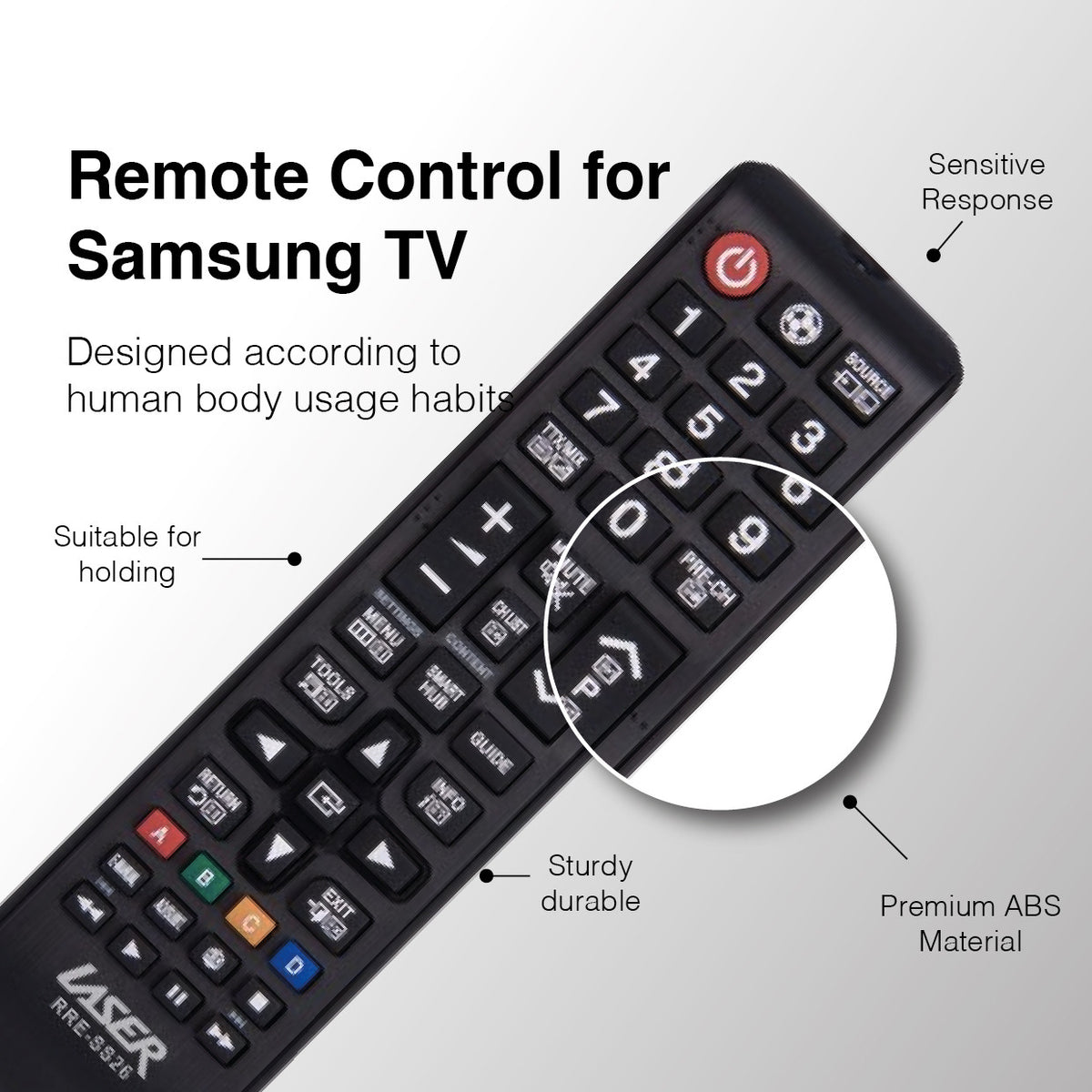 Laser Remote Control for Samsung TV