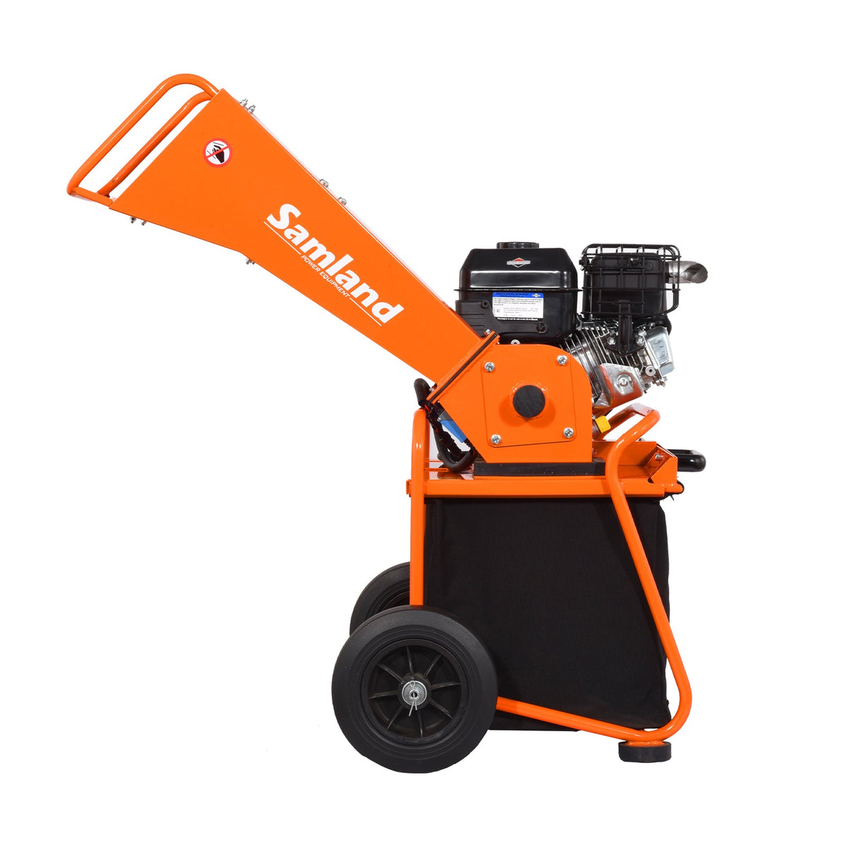 Samland WC50BS Mini Wood Chipper, Briggs & Stratton 6.5 HP Engine — product photo 3