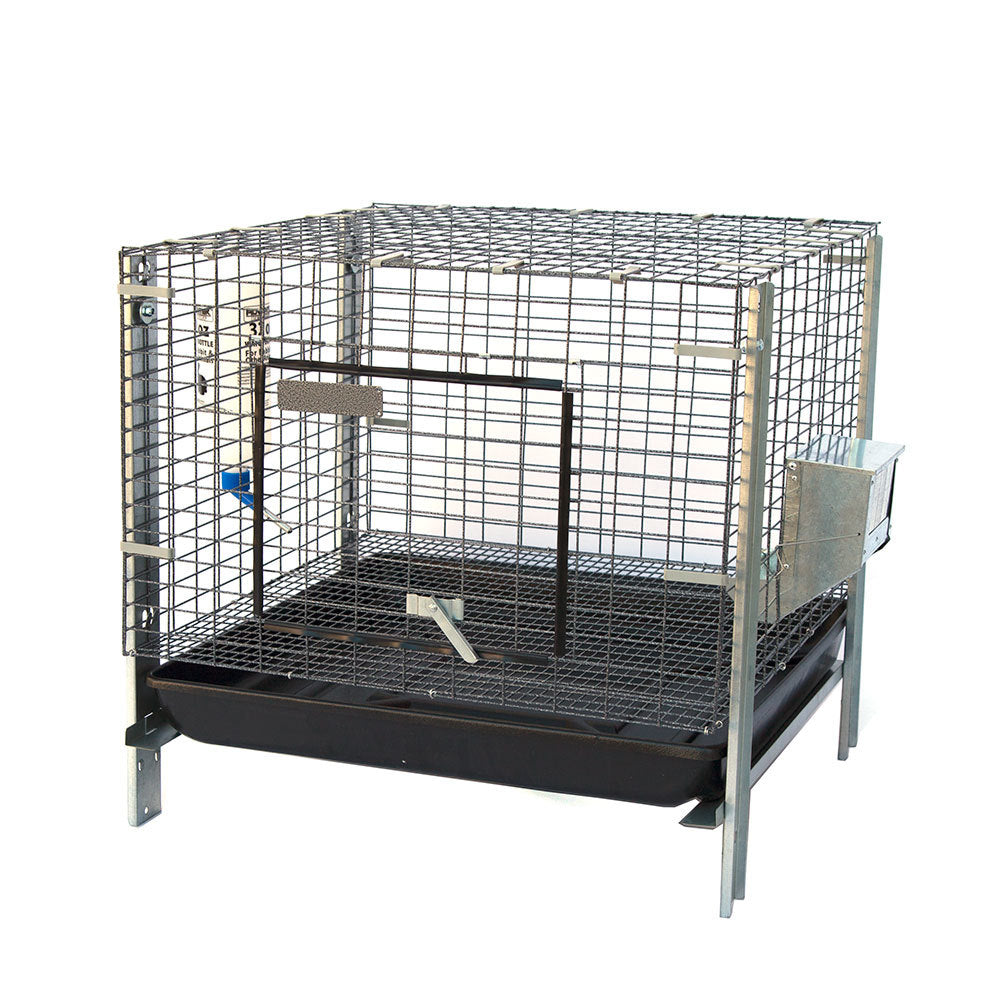 Samland Stackable Rabbit Cage with Feeder & 1 L Water Bottle