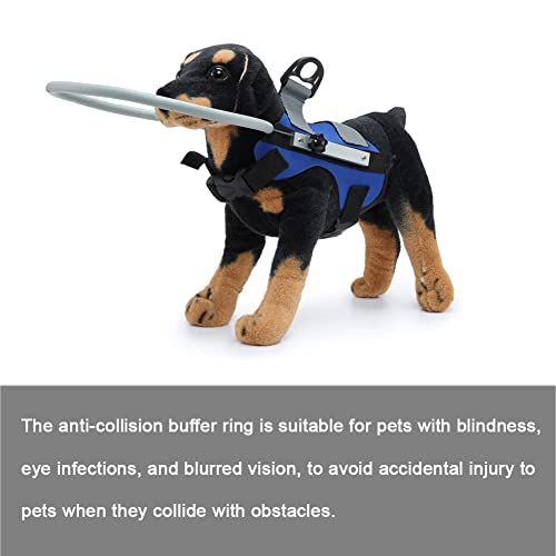 Blind Dog Protective Bumper Harness - Blue - M — product image 3 of 8