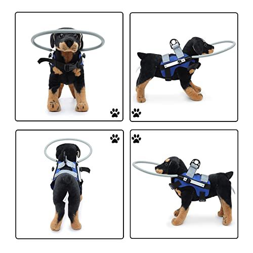 Blind Dog Protective Bumper Harness - Blue - M — product image 7 of 8