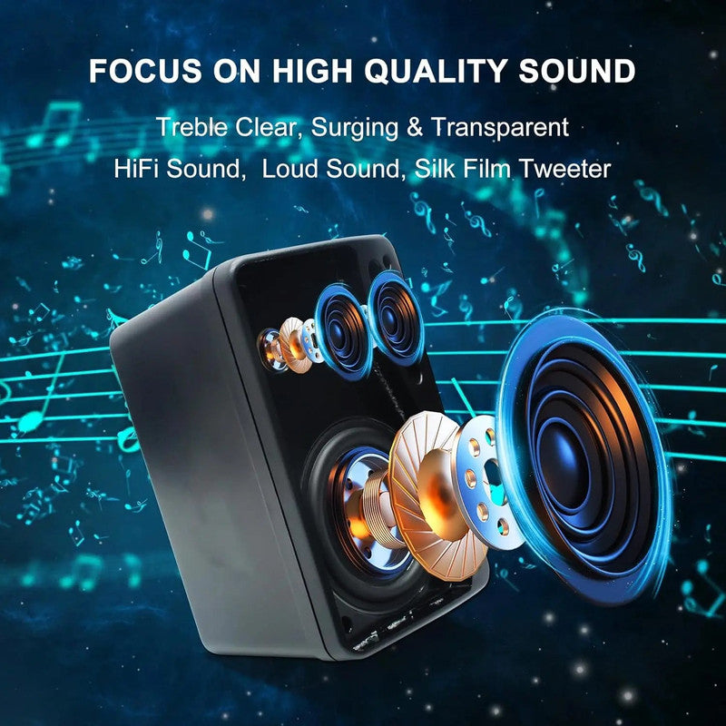 3-Way Waterproof Wall Mount Speakers Black — product image 5