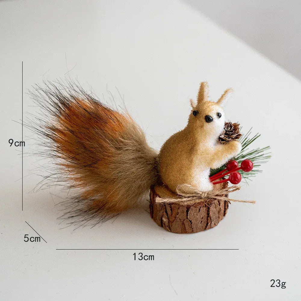Trendbay Sitting Squirrel Christmas Ornament, 13 cm