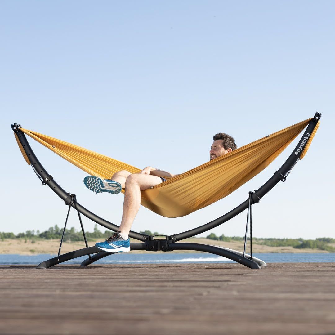 anymaka Double Camping Hammock - Forest Green (Straps Not Included)