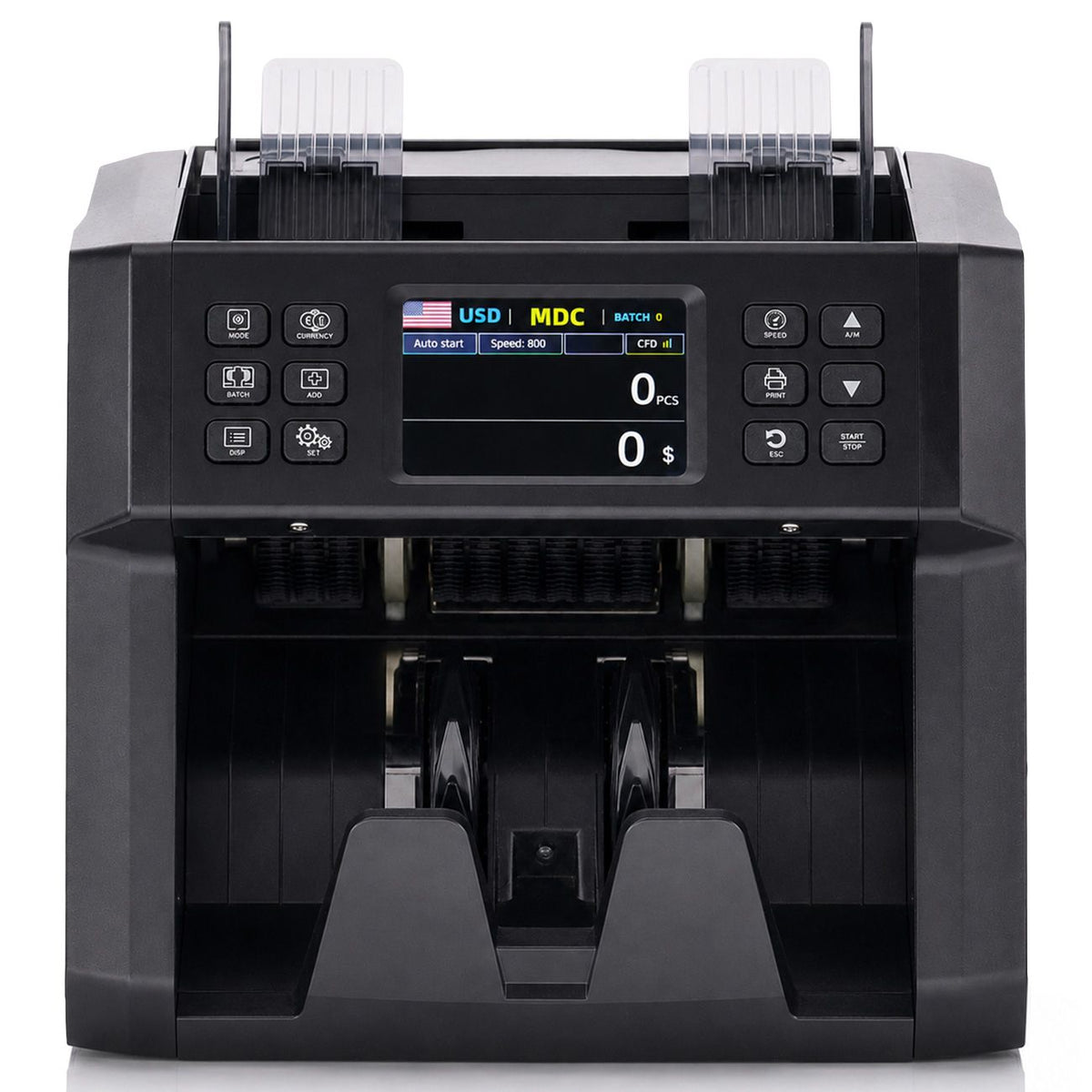 Dual CIS Money Counter with Counterfeit Detection, Mixed Value Bill Counter, 14 Currency Cash Counting… — product photo 10