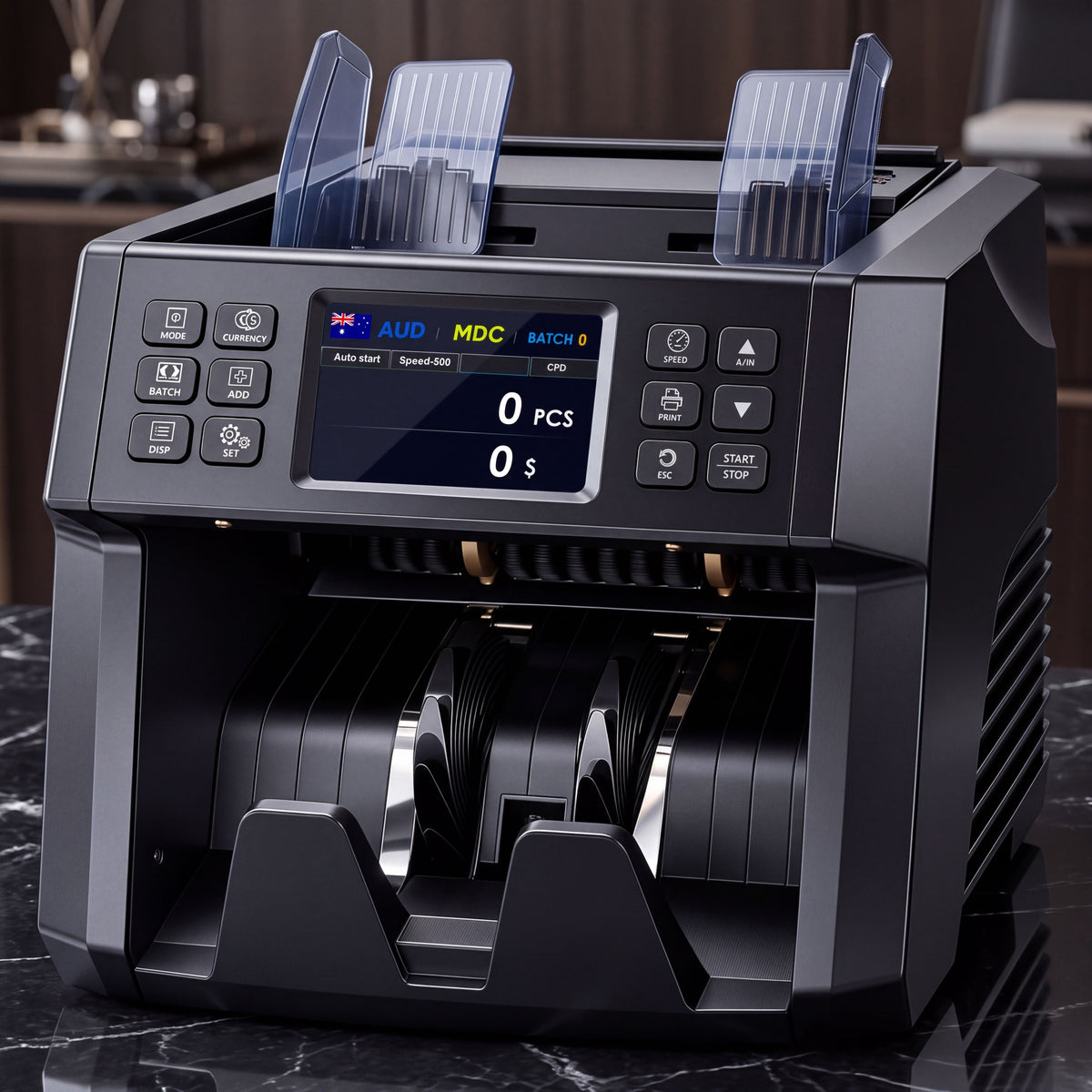 Dual CIS Money Counter with Counterfeit Detection, Mixed Value Bill Counter, 14 Currency Cash Counting… — product photo 11