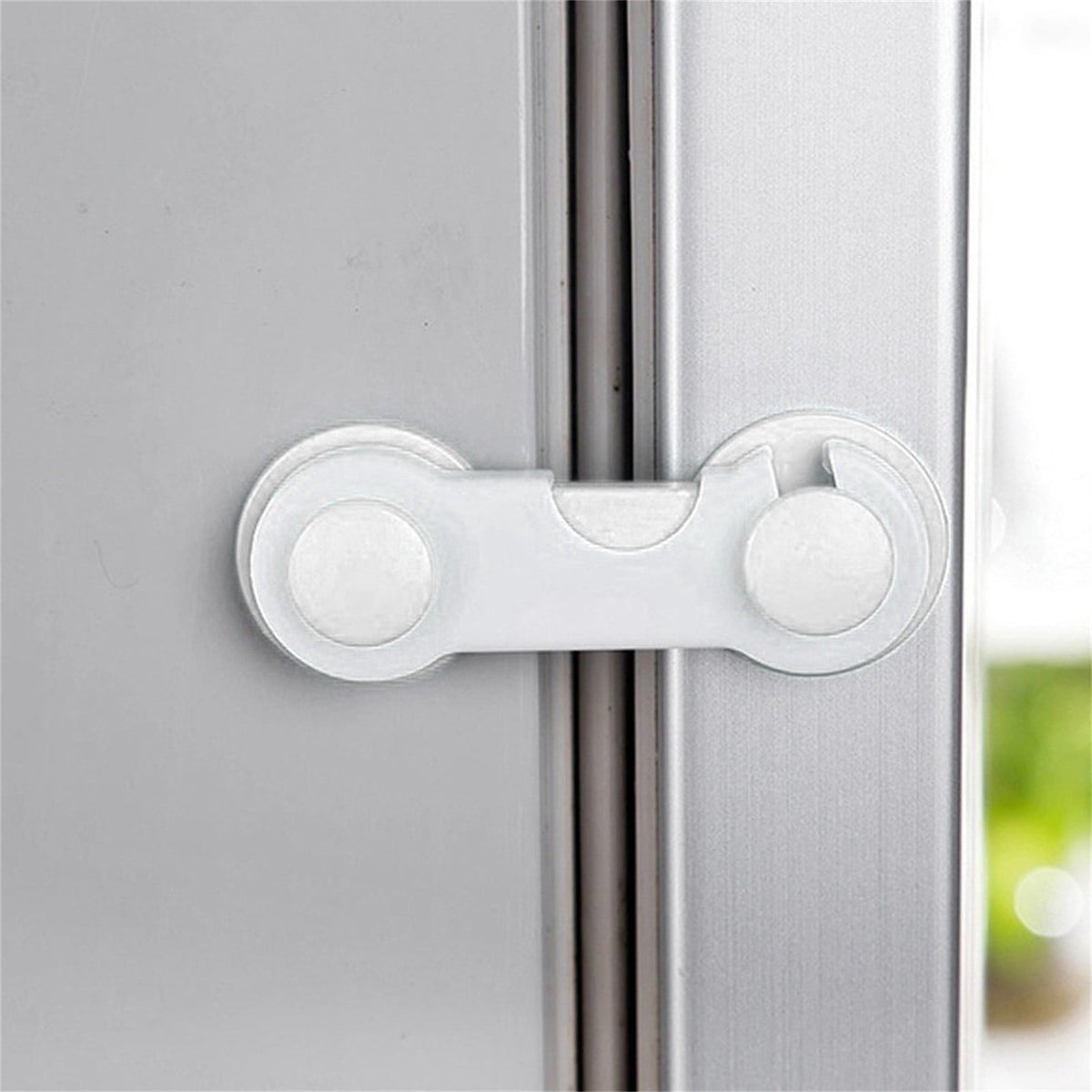 Cabinet Locks for Pet Safety Plastic Latches with Adhesive for Drawer Cupboards Closet and Pantry