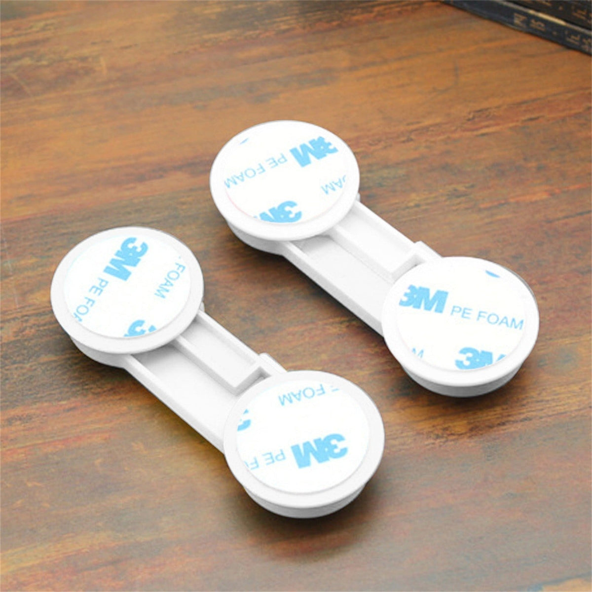 Cabinet Locks for Pet Safety Plastic Latches with Adhesive for Drawer Cupboards Closet and Pantry