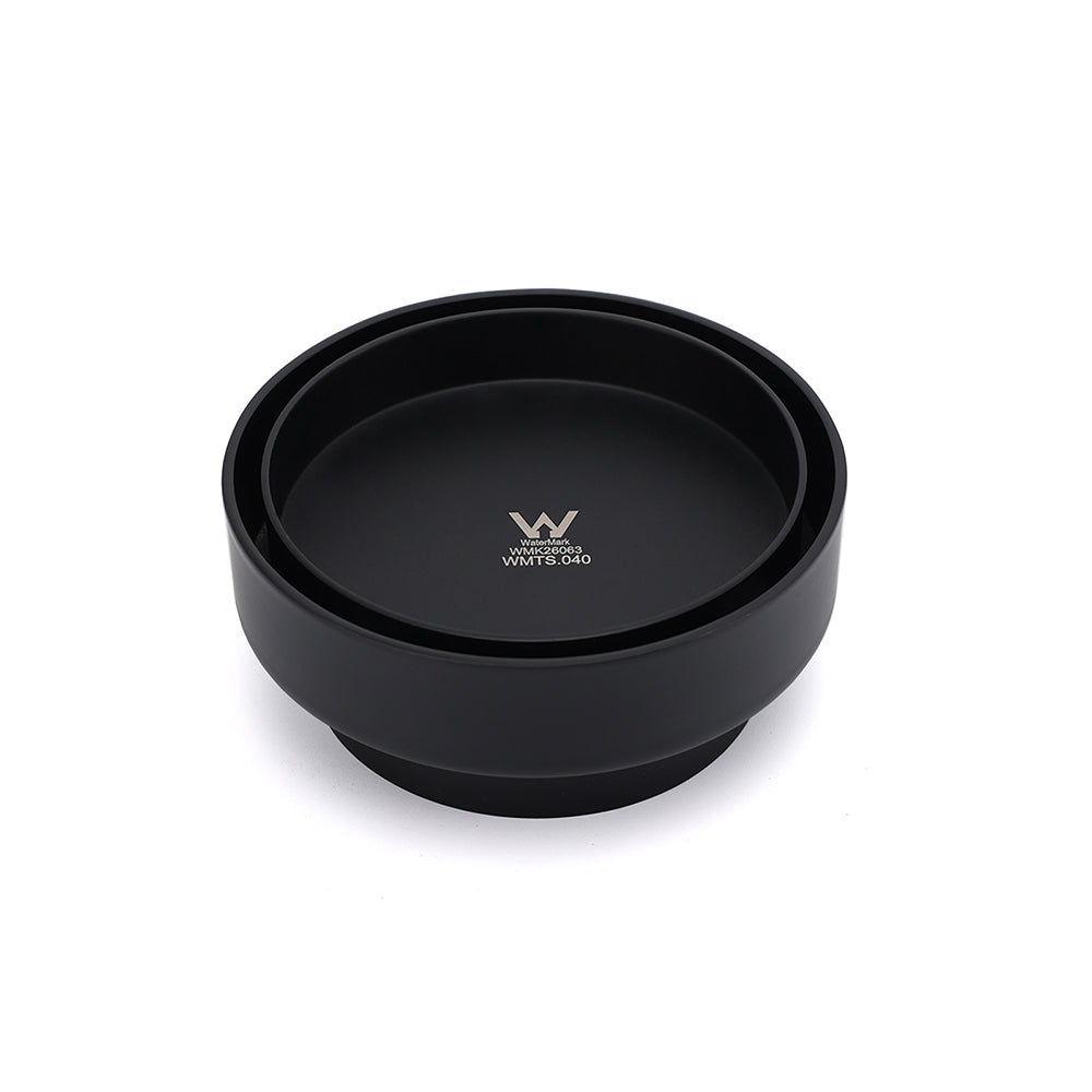 Matte Black 100 mm Round Tile-Insert Shower Drain – 75 mm Outlet — product image 1 of 4