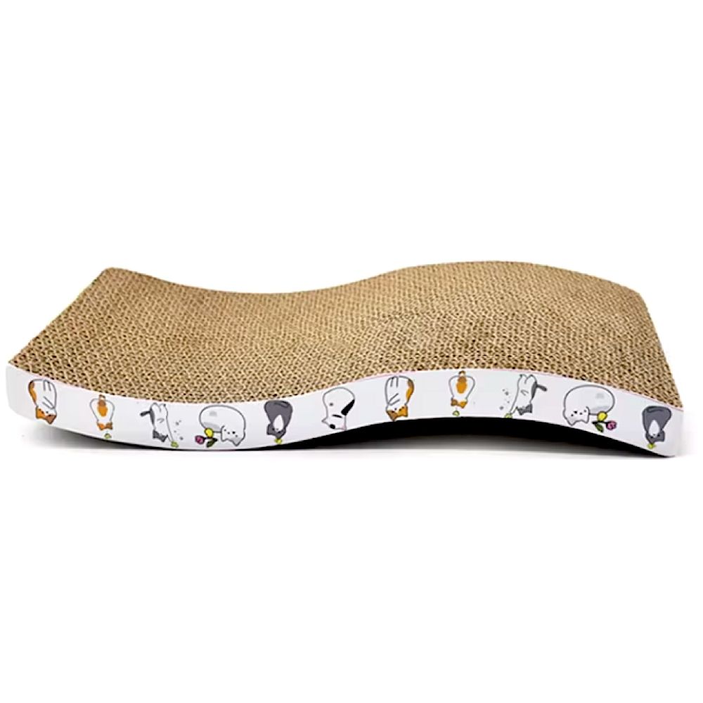 Multicolour Cardboard Cat Scratching Board with Catnip - product photo 4 of 4