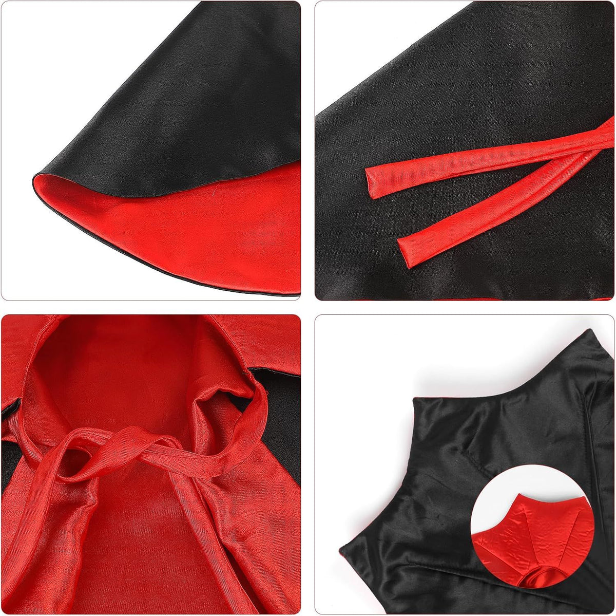 Red & Black Vampire Cape Pet Costume – product image 3 of 6