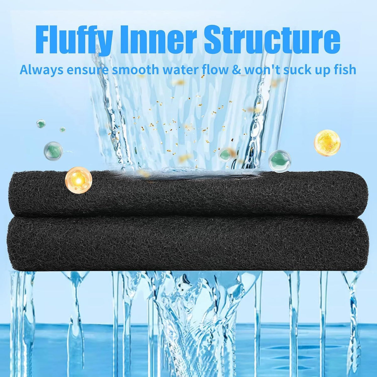 Activated Carbon Aquarium Filter Pad – 30 × 40 cm - product photo 4 of 6