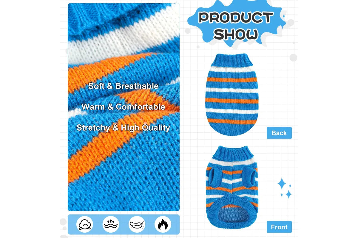 Warm Knitted Dog Sweater – 2XL — product image 3 of 6