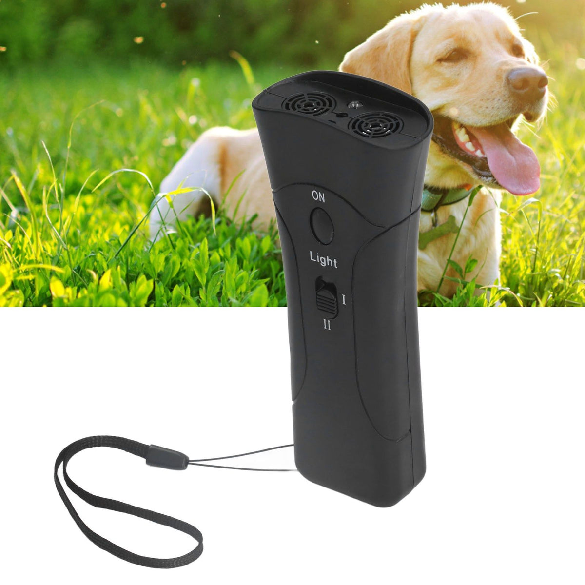 Battery-Powered Ultrasonic Dog Trainer with LED Light — product image 12 of 15