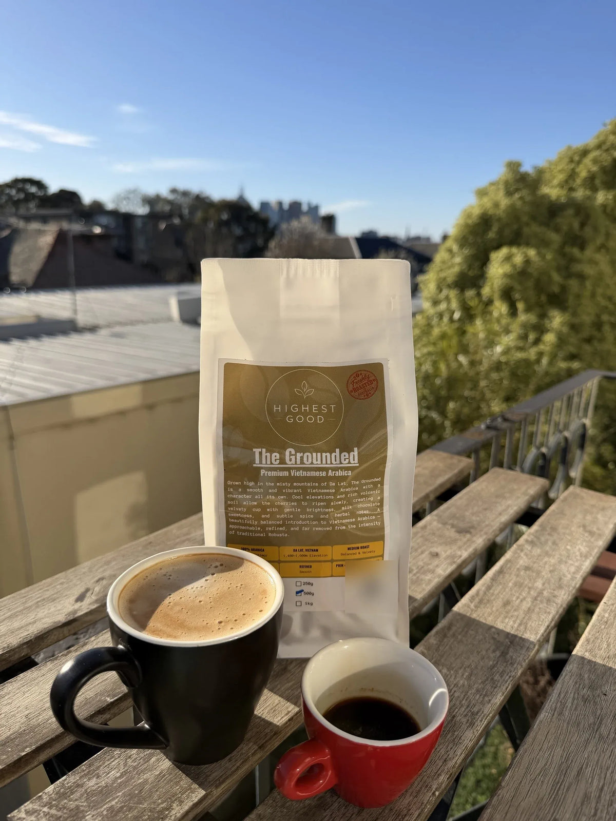 The Grounded – Premium Vietnam Arabica | High-Elevation Catimor - Espresso-grind / 1Kg