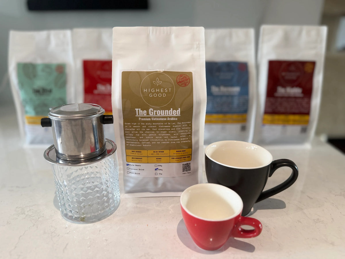 The Grounded – Premium Vietnam Arabica | High-Elevation Catimor - Espresso-grind / 1Kg