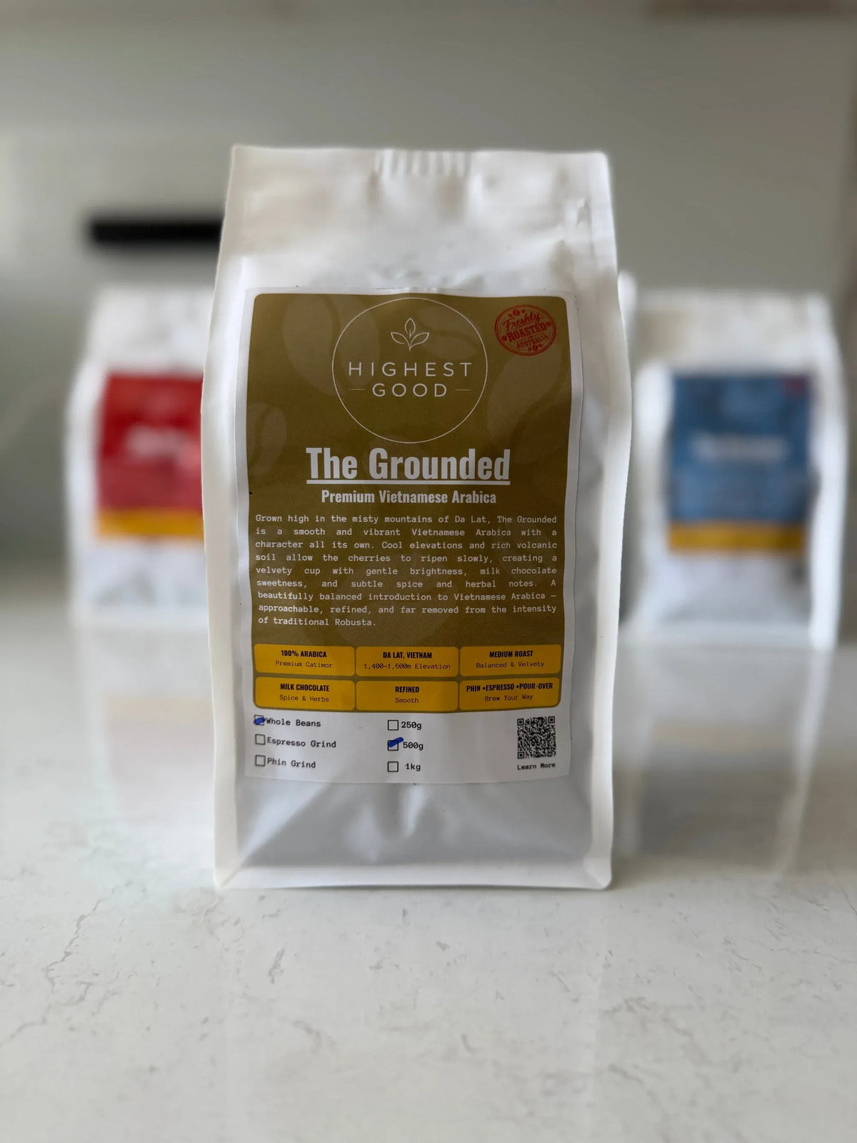 The Grounded – Premium Vietnam Arabica | High-Elevation Catimor - Espresso-grind / 1Kg