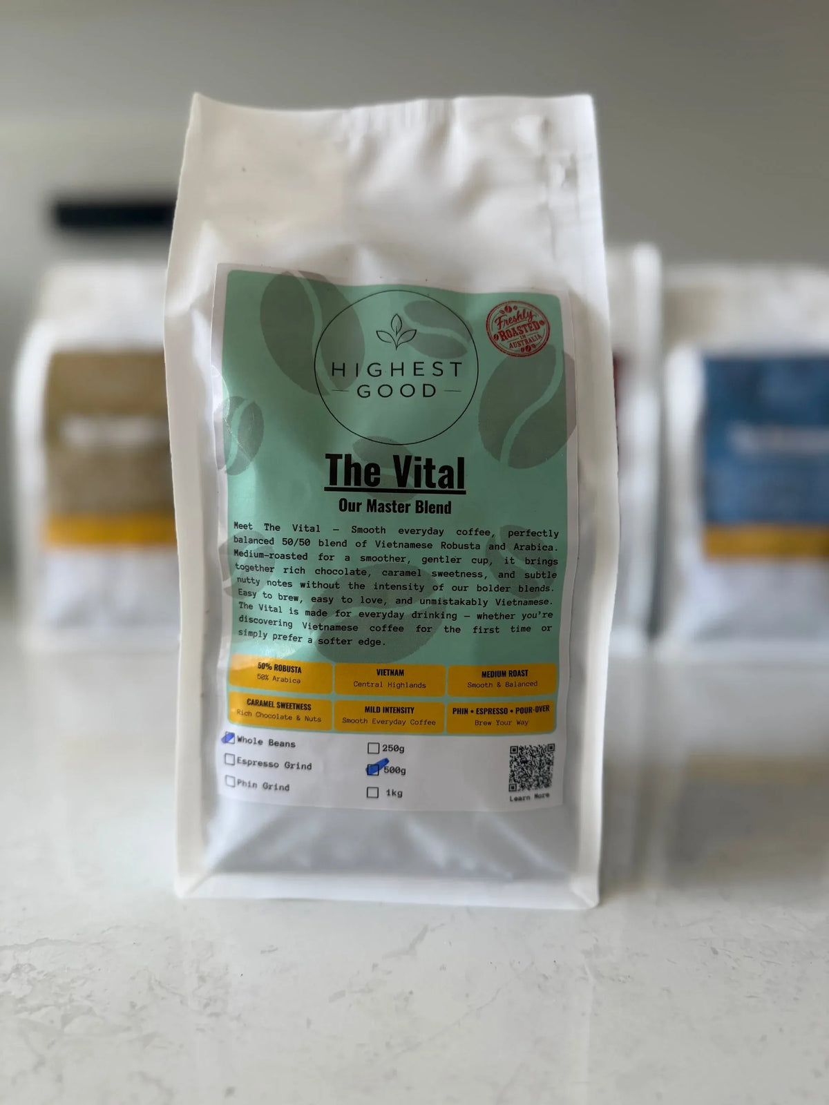 The Vital – Smooth Everyday Coffee | Master Blend Medium Roast - Whole-bean / 1Kg