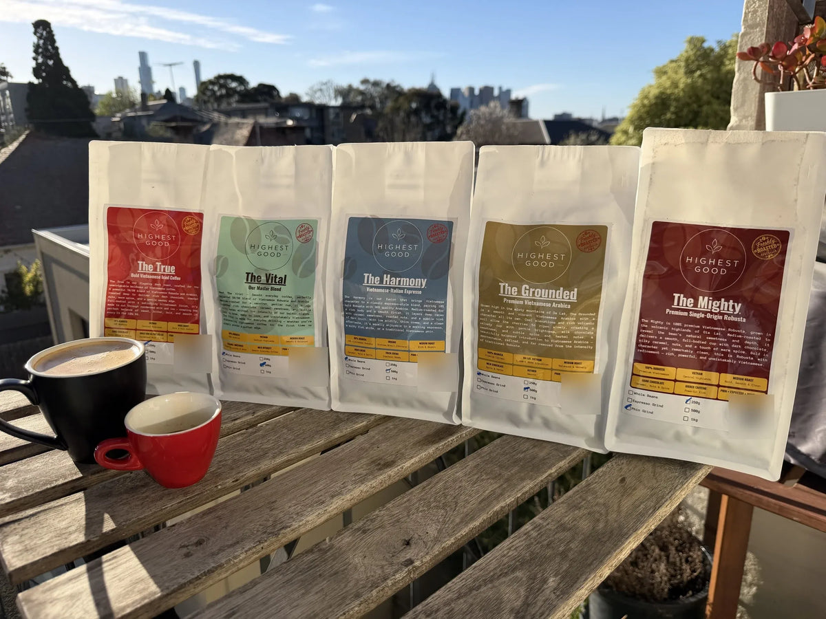 The True – Bold Vietnamese Iced Coffee | Dark Roast Robusta-Arabica Blend - Phin-grind / 1Kg