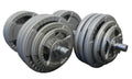 80kg Adjustable Dumbbell Set Standard Hammertone Weights (w/ EZY GRIP)