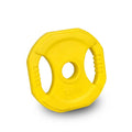 1.25kg Rubber Coated Weight Plate for Aerobic barbell set,  Yellow color