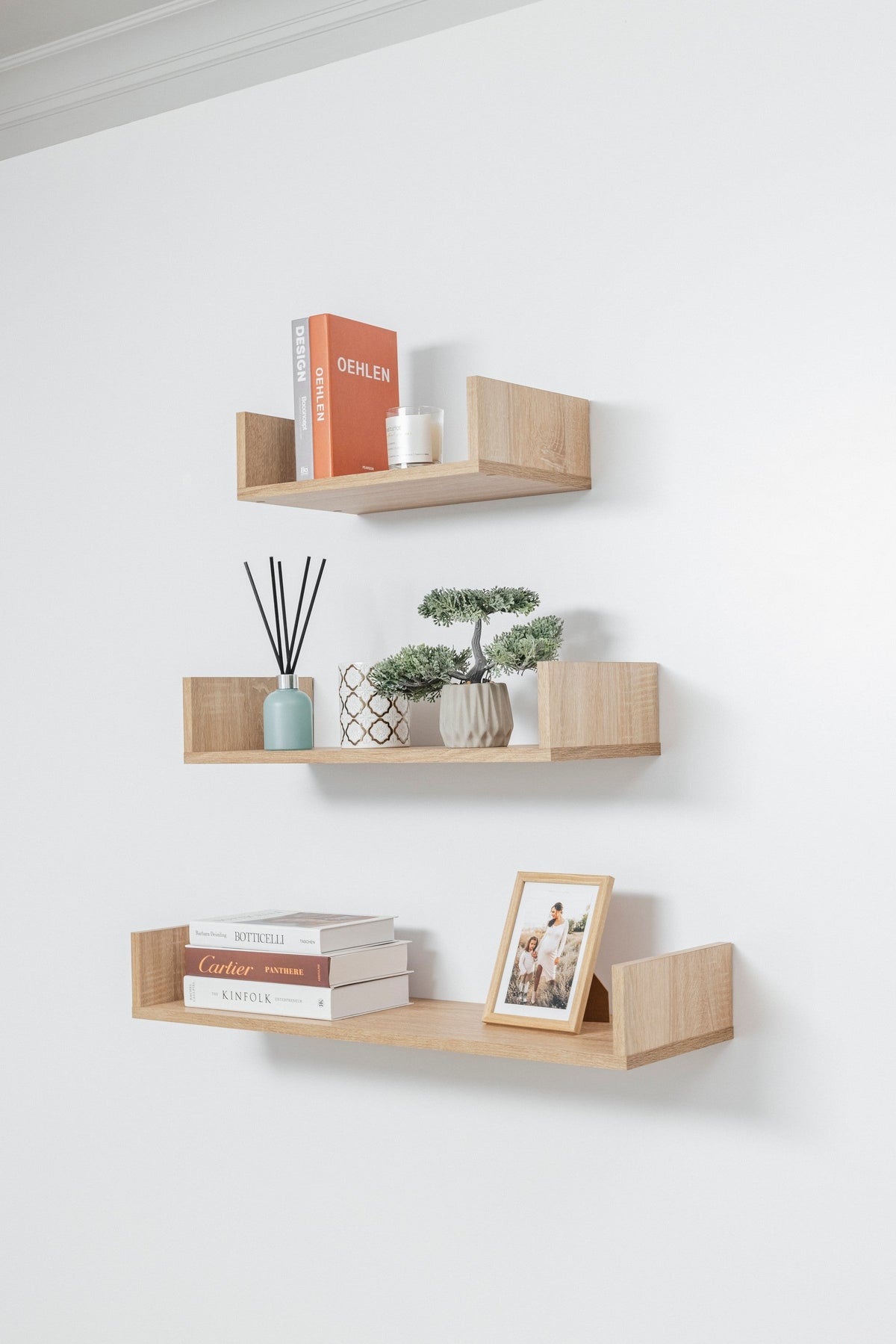 OSLO THREE PIECE SHELF KIT (OAK) — product image 2