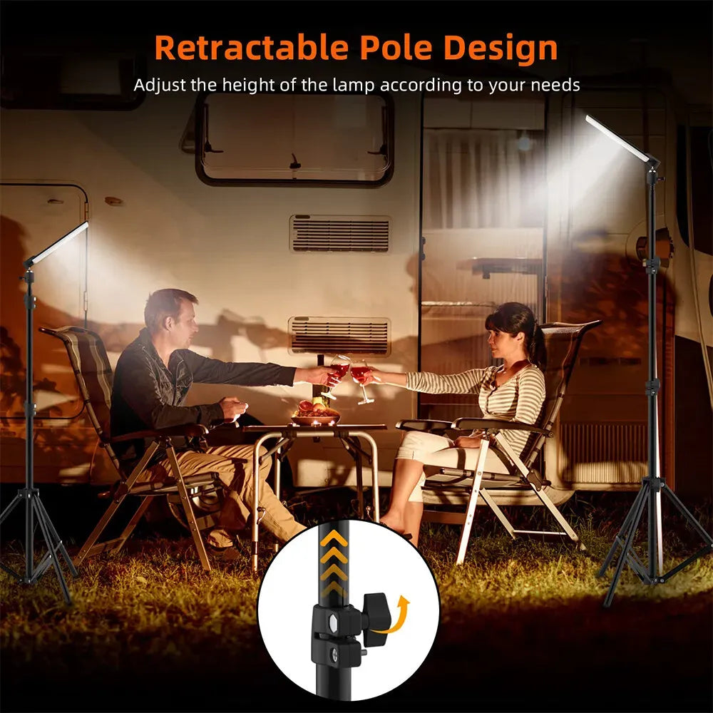 Telescopic Tripod LED Work Light – Black, Adjustable to 1.8 m — product image 4 of 10